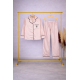 Pembe Çizgili Saten Pijama Takımı