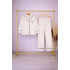 Beyaz Saten Pijama Takımı