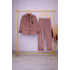 Somon Kadife Pijama Takımı