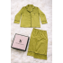 Yeşil Saten Pijama Takımı