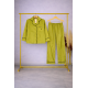 Yeşil Saten Pijama Takımı